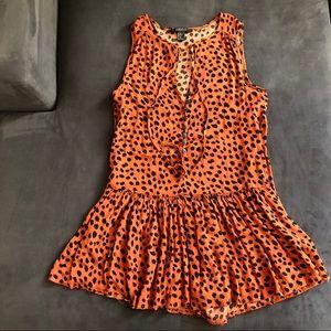Printed romper